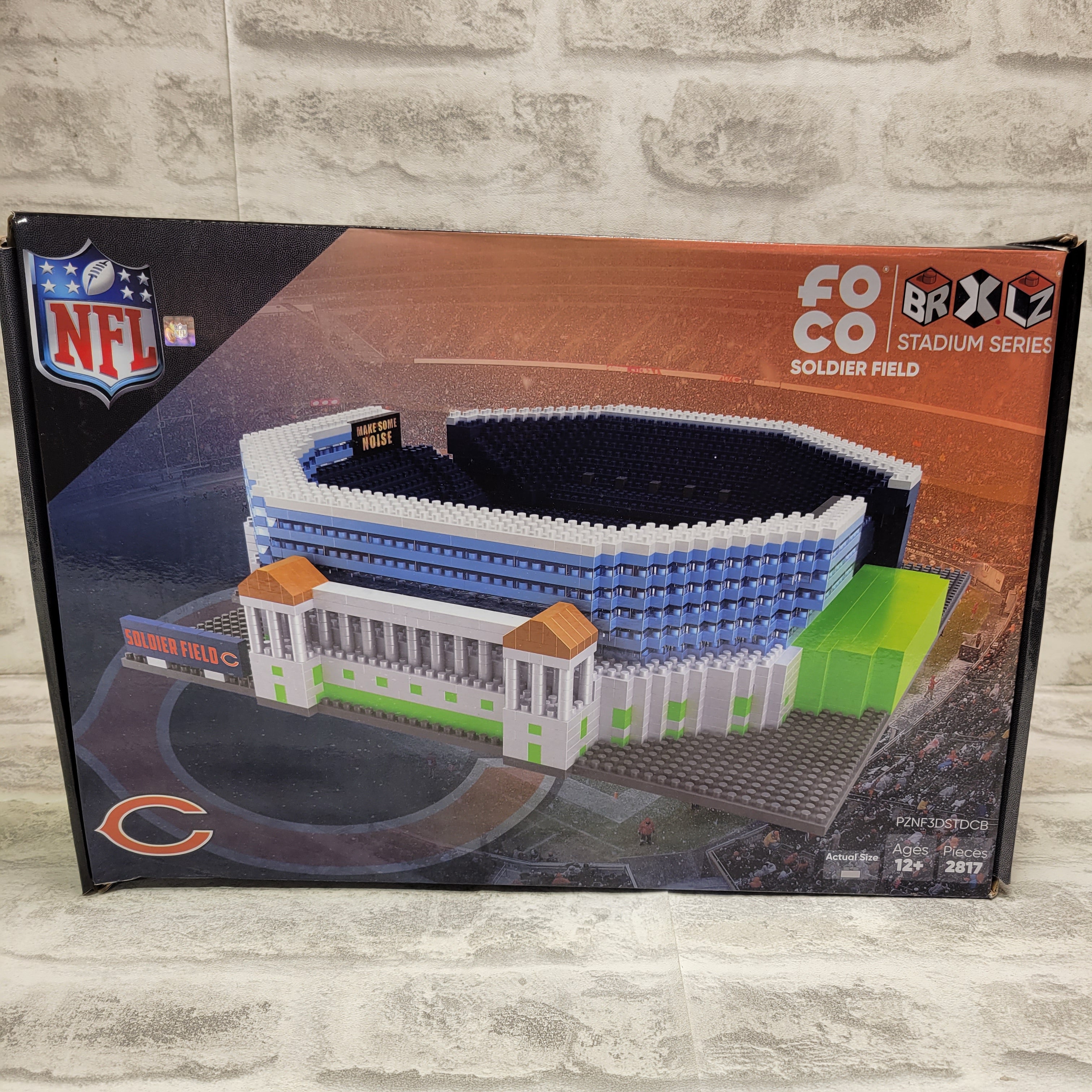 Foco NFL Chicago Bears Soldier Field 2817 Pieces BRXLZ Stadium Series (7742208704750)